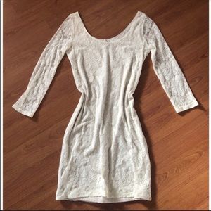 Hollister Ivory Lace Dress